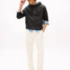 Camisola com capuz e logótipo Hilfiger Crest em tom mesclado Camisola com capuz e logótipo Hilfiger Crest em tom mesclado