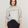 Camisola com capuz e logótipo Tommy bordado Camisola com capuz e logótipo Tommy bordado