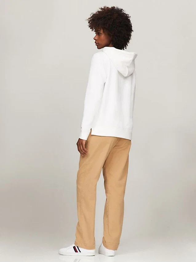 Camisola com capuz e logótipo Tommy bordado Camisola com capuz e logótipo Tommy bordado