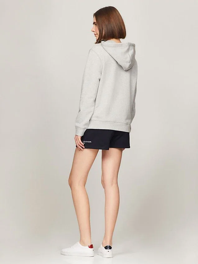 Camisola com capuz e logótipo Tommy bordado Camisola com capuz e logótipo Tommy bordado