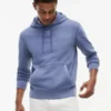 Camisola com capuz em felpo lavado Camisola com capuz em felpo lavado
