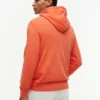 Camisola com capuz em felpo lavado Camisola com capuz em felpo lavado