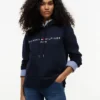 Camisola com capuz em malha polar com logótipo Tommy Camisola com capuz em malha polar com logótipo Tommy