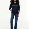 Camisola com capuz em malha polar com logótipo Tommy Camisola com capuz em malha polar com logótipo Tommy