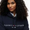 Camisola com capuz em malha polar com logótipo Tommy Camisola com capuz em malha polar com logótipo Tommy