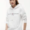 Camisola com capuz em malha polar com logótipo Tommy Camisola com capuz em malha polar com logótipo Tommy