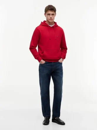 Camisola com capuz em tecido felpudo Essential