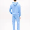 Camisola com capuz para dormir Hilfiger com logótipo em piqué Camisola com capuz para dormir Hilfiger com logótipo em piqué