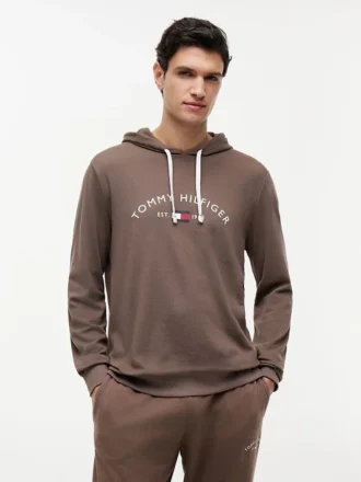 Camisola com capuz para dormir Hilfiger Logo Pique Camisola com capuz para dormir Hilfiger Logo Pique