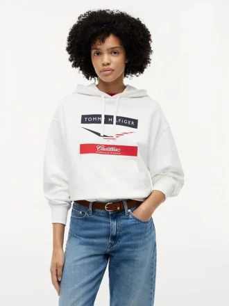 Camisola com capuz Tommy x Cadillac F1® Team Chevron