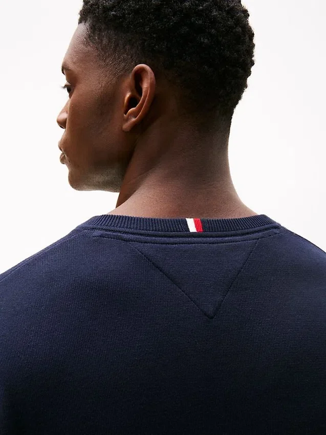 Camisola com decote em V e logótipo Camisola com decote em V e logótipo
