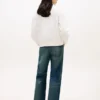 Camisola com fecho de correr de um quarto e interior escovado Camisola com fecho de correr de um quarto e interior escovado
