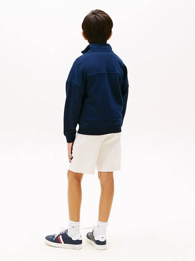 Camisola com fecho de correr de um quarto para crianças Camisola com fecho de correr de um quarto para crianças