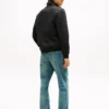 Camisola com fecho em malha polar flexível com logótipo em arco Camisola com fecho em malha polar flexível com logótipo em arco