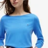Camisola com gola em barco Camisola com gola em barco