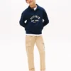 Camisola com gráfico Hilfiger curvo para criança Camisola com gráfico Hilfiger curvo para criança
