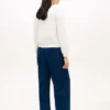 Camisola com ilhós bordados