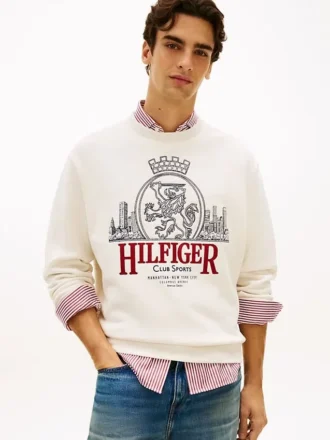 Camisola com logótipo bordado
