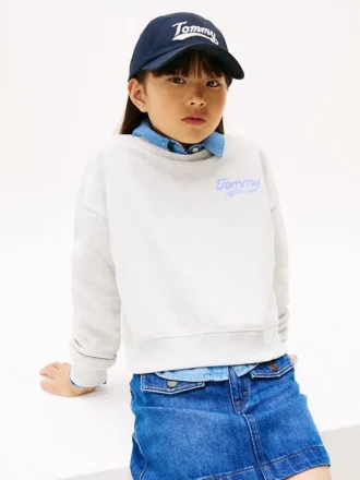 Camisola com logótipo flocado para criança