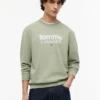 Camisola com logótipo Tommy Jeans em camurça Camisola com logótipo Tommy Jeans em camurça