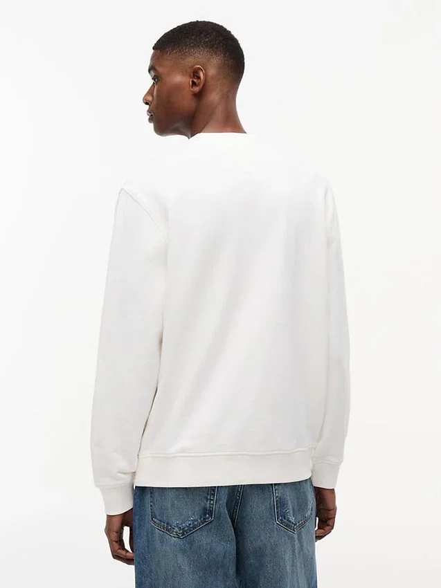 Camisola com logótipo Tommy Jeans em camurça Camisola com logótipo Tommy Jeans em camurça
