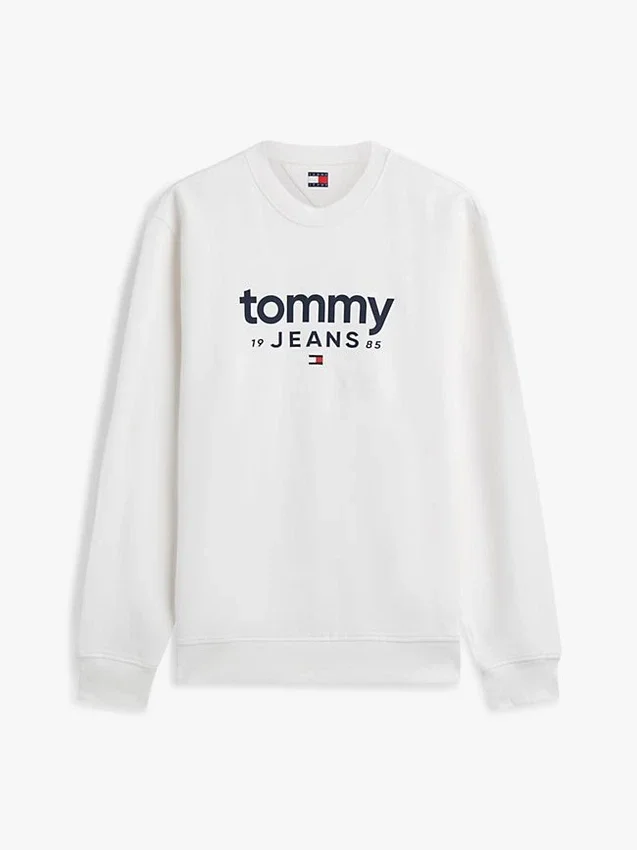 Camisola com logótipo Tommy Jeans em camurça Camisola com logótipo Tommy Jeans em camurça