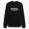 Camisola com logótipo Tommy Jeans em camurça Camisola com logótipo Tommy Jeans em camurça