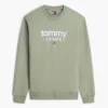 Camisola com logótipo Tommy Jeans em camurça Camisola com logótipo Tommy Jeans em camurça