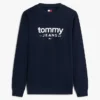 Camisola com logótipo Tommy Jeans em camurça Camisola com logótipo Tommy Jeans em camurça