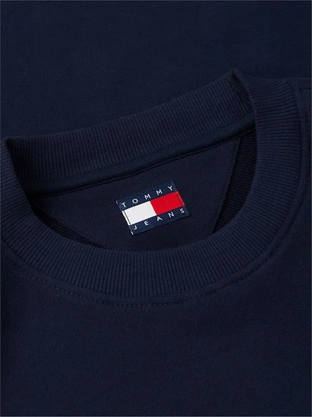 Camisola com logótipo Tommy Jeans em camurça Camisola com logótipo Tommy Jeans em camurça