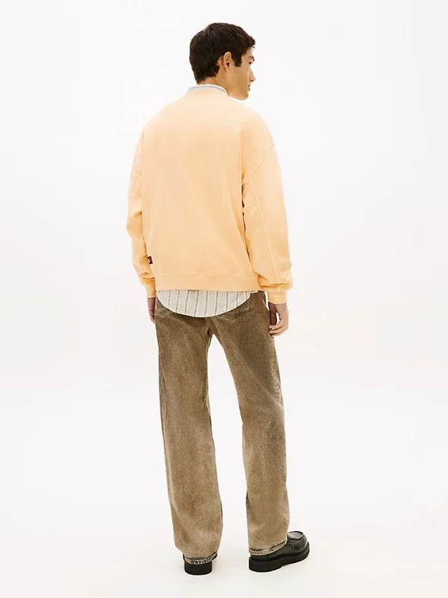 Camisola com logótipo Tommy Jeans tingida na peça Camisola com logótipo Tommy Jeans tingida na peça
