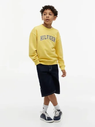 Camisola com logótipo Varsity para criança
