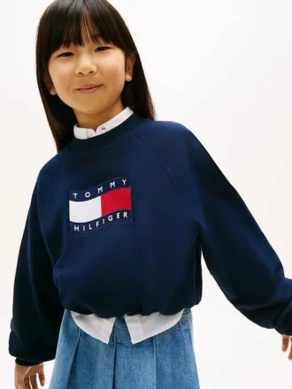 Camisola com logótipo Wavy Flag para criança