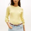 Camisola com malha trançada Camisola com malha trançada