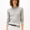 Camisola com malha trançada Camisola com malha trançada