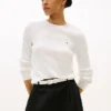 Camisola com malha trançada Camisola com malha trançada