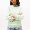Camisola com malha trançada Camisola com malha trançada