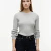 Camisola com malha trançada Camisola com malha trançada