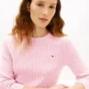 Camisola com malha trançada Camisola com malha trançada