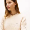 Camisola com malha trançada Camisola com malha trançada