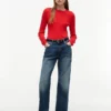 Camisola com malha trançada Camisola com malha trançada