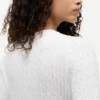 Camisola com malha trançada Camisola com malha trançada