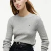 Camisola com malha trançada Camisola com malha trançada