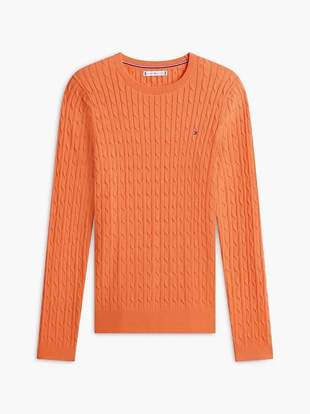 Camisola com malha trançada Camisola com malha trançada