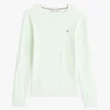 Camisola com malha trançada Camisola com malha trançada