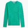 Camisola com malha trançada Camisola com malha trançada