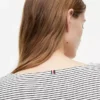 Camisola com riscas em ponto de malha Camisola com riscas em ponto de malha
