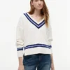 Camisola Cricket com malha trançada Camisola Cricket com malha trançada
