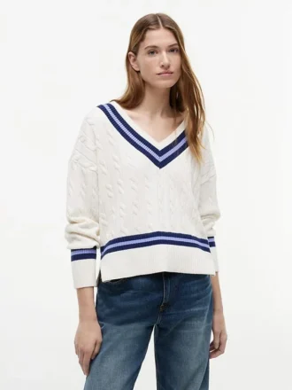 Camisola Cricket com malha trançada