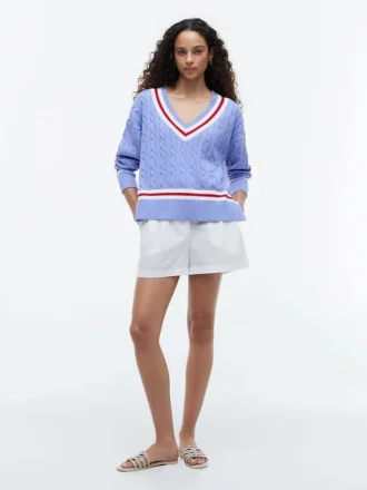 Camisola Cricket com malha trançada